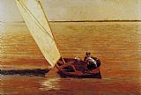 Thomas Eakins Famous Paintings - Sailing